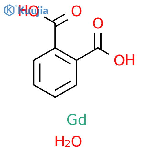 1,2-Benzenedicarboxylic acid, gadolinium(3+) salt, hydrate (3:2:4) structure
