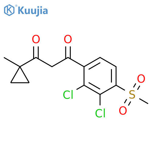 1,3-Propanedione, 1-[2,3-dichloro-4-(methylsulfonyl)phenyl]-3-(1-methylcyclopropyl)- structure