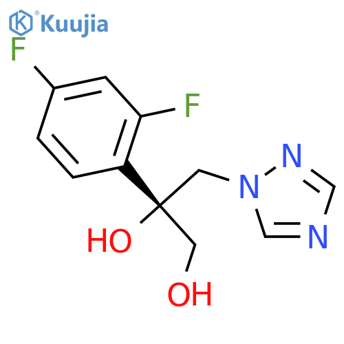 (R)-2-(2,4-Difluorophenyl)-3-[1H-1,2,4]triazol-1-ylpropane-1,2-diol structure