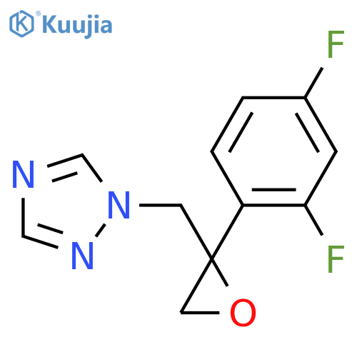 1H-1,2,4-Triazole,1-[[(2S)-2-(2,4-difluorophenyl)oxiranyl]methyl]- (9CI) structure