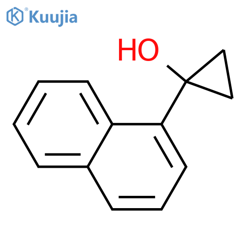 1-(naphthalen-1-yl)cyclopropan-1-ol structure
