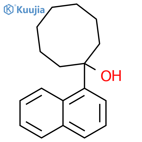 Cyclooctanol, 1-(1-naphthalenyl)- structure