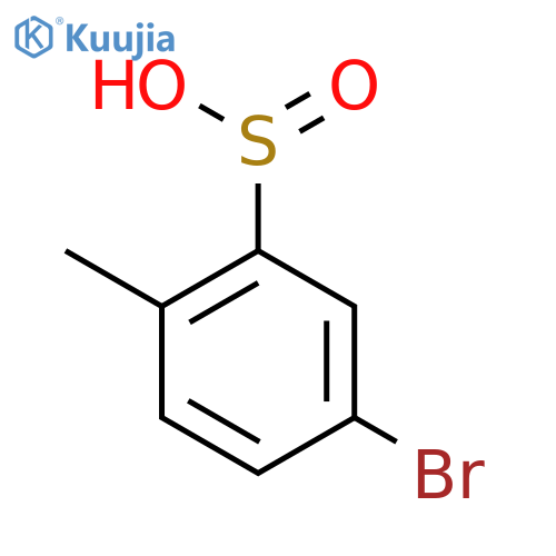 Benzenesulfinic acid, 5-bromo-2-methyl- structure