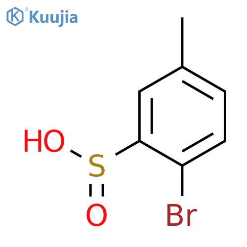 Benzenesulfinic acid, 2-bromo-5-methyl- structure