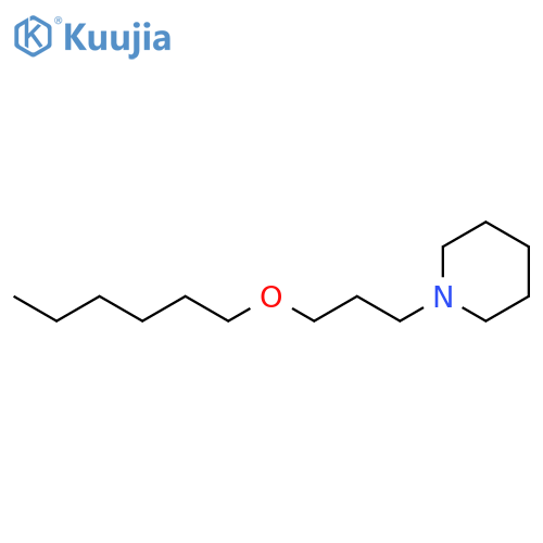 Piperidine, 1-[3-(hexyloxy)propyl]- structure
