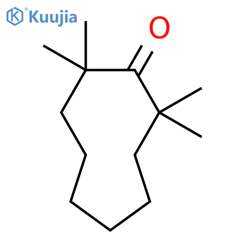 Cyclononanone, 2,2,9,9-tetramethyl- structure