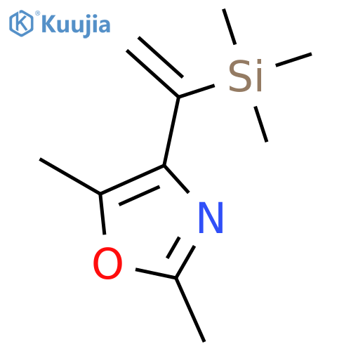 Oxazole, 2,5-dimethyl-4-[1-(trimethylsilyl)ethenyl]- structure