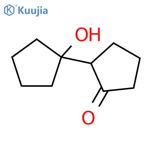 [1,1'-Bicyclopentyl]-2-one, 1'-hydroxy- structure