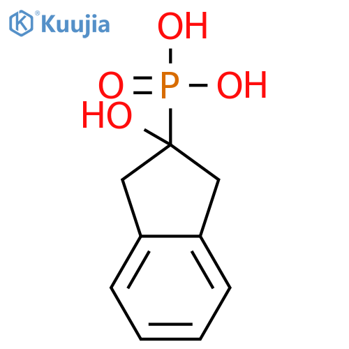 Phosphonic acid, (2,3-dihydro-2-hydroxy-1H-inden-2-yl)- structure