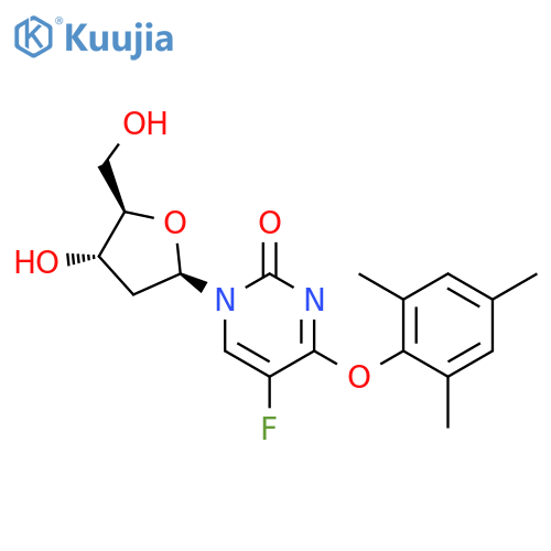 5-Fluoro-O4-(2,4,6-trimethylphenyl)-2'-deoxyuridine structure