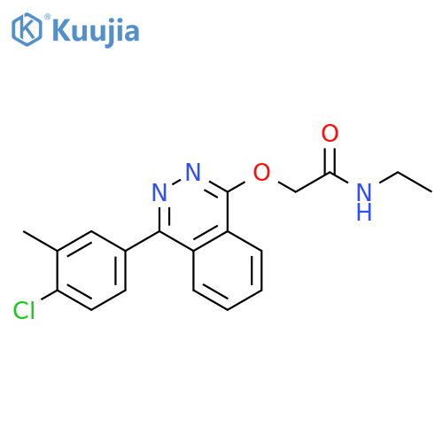 Acetamide, 2-[[4-(4-chloro-3-methylphenyl)-1-phthalazinyl]oxy]-N-ethyl- structure
