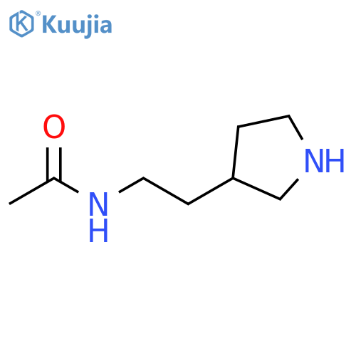 Acetamide, N-[2-(3-pyrrolidinyl)ethyl]- structure