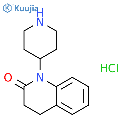 1-(4-Piperidyl)-1,2,3,4-tetrahydro-2-quinolinonehydrochloride structure