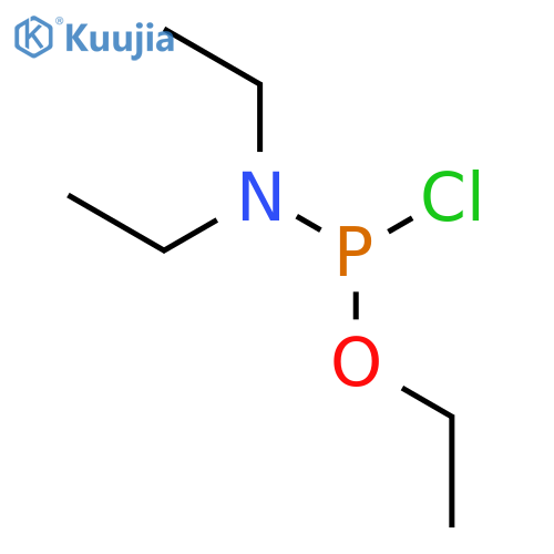 Phosphoramidochloridousacid, N,N-diethyl-, ethyl ester structure