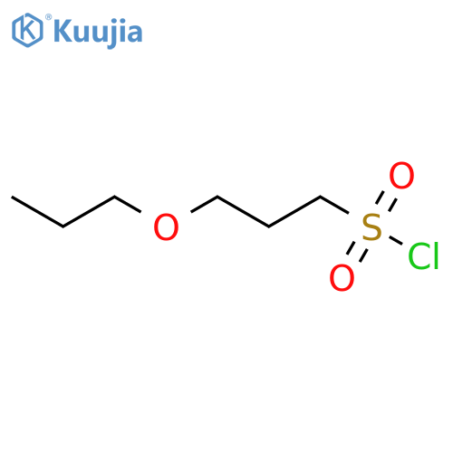 3-propoxypropane-1-sulfonyl chloride structure