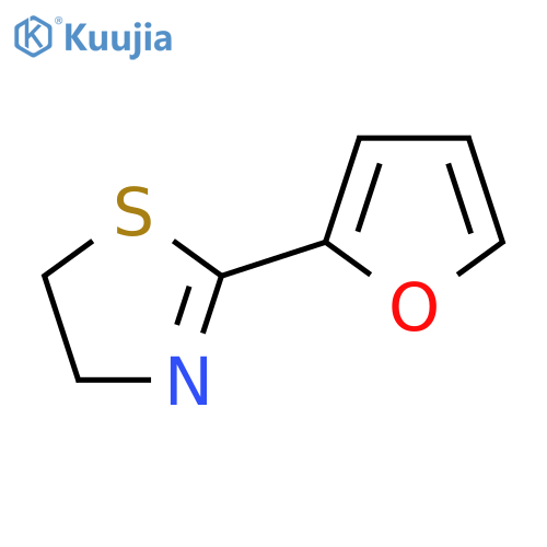 Thiazole, 2-(2-furanyl)-4,5-dihydro- structure