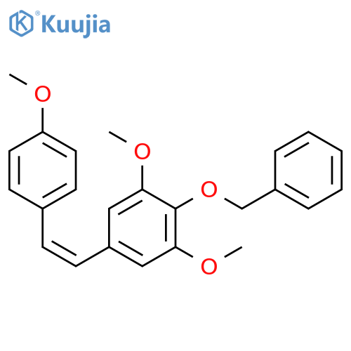 Benzene,1,3-dimethoxy-5-[2-(4-methoxyphenyl)ethenyl]-2-(phenylmethoxy)-, (Z)- structure