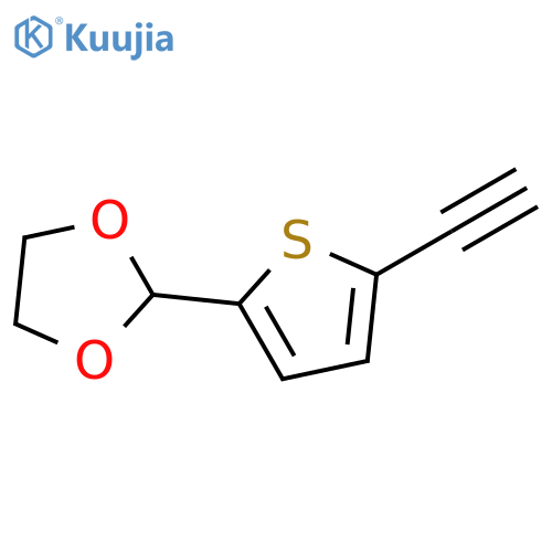 2-(5-Ethynyl-thiophen-2-yl)-[1,3]dioxolane structure