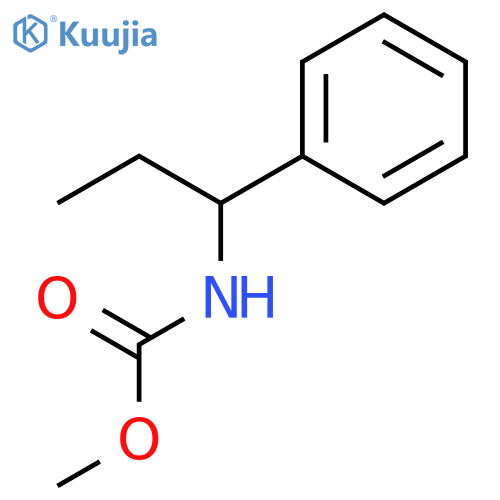 Methyl (1-phenylpropyl)carbamate structure