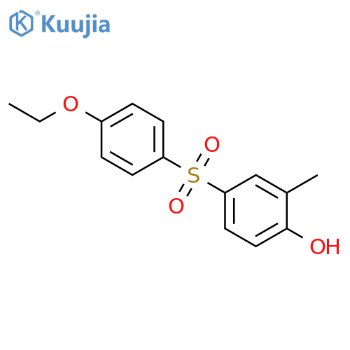 Phenol, 4-[(4-ethoxyphenyl)sulfonyl]-2-methyl- structure