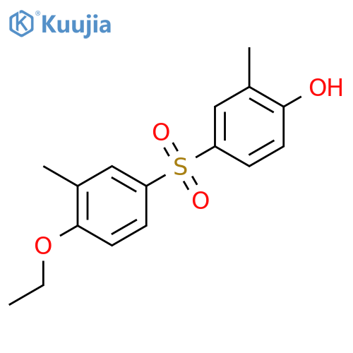 Phenol, 4-[(4-ethoxy-3-methylphenyl)sulfonyl]-2-methyl- structure