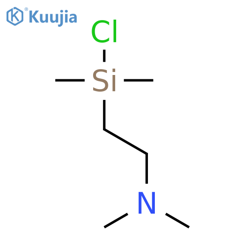 Ethanamine, 2-(chlorodimethylsilyl)-N,N-dimethyl- structure