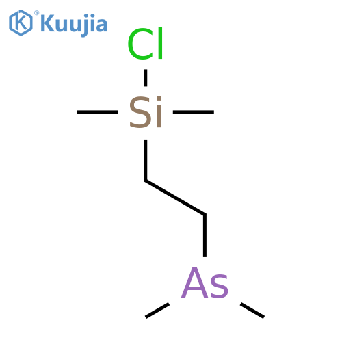 Arsine, [2-(chlorodimethylsilyl)ethyl]dimethyl- structure