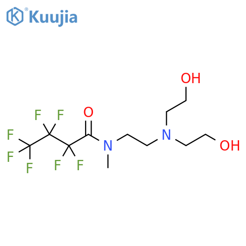 Butanamide,N-[2-[bis(2-hydroxyethyl)amino]ethyl]-2,2,3,3,4,4,4-heptafluoro-N-methyl- structure