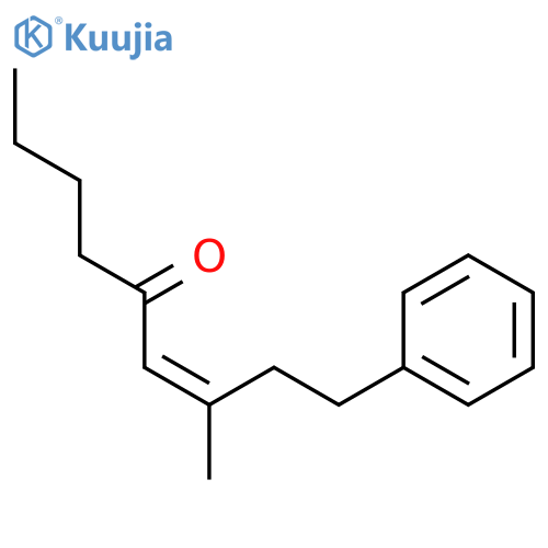 3-Nonen-5-one, 3-methyl-1-phenyl-, (Z)- structure