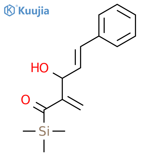 1,4-Pentadien-3-ol, 1-phenyl-4-[(trimethylsilyl)carbonyl]- structure