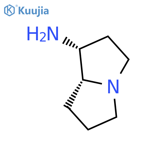 1H-Pyrrolizin-1-amine,hexahydro-, (1R,7aR)-rel- structure