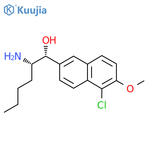 (1R,2S)-2-Amino-1-(5-chloro-6-methoxynaphthalen-2-YL)hexan-1-OL structure