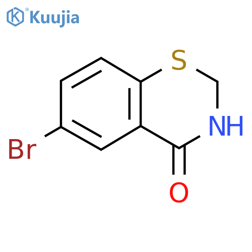 6-Bromo-2,3-dihydro-1,3-benzothiazin-4-one structure