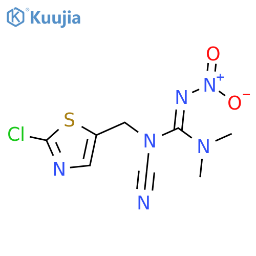 Guanidine,N-[(2-chloro-5-thiazolyl)methyl]-N-cyano-N',N'-dimethyl-N''-nitro- structure