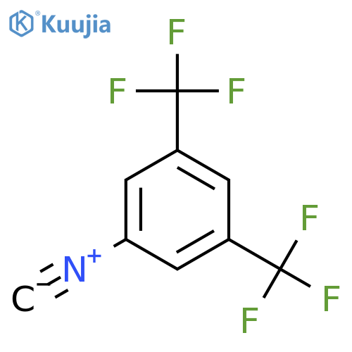 1-isocyano-3,5-bis(trifluoromethyl)benzene structure