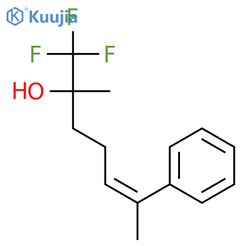 5-Hepten-2-ol, 1,1,1-trifluoro-2-methyl-6-phenyl-, (E)- structure