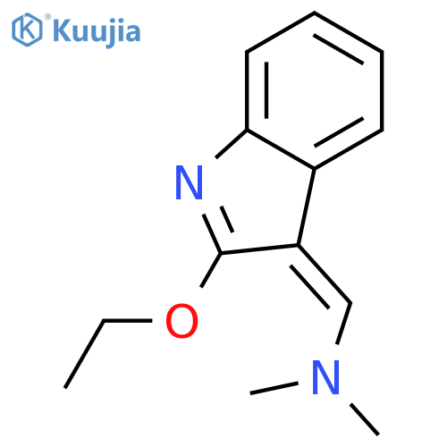 Methanamine,1-(2-ethoxy-3H-indol-3-ylidene)-N,N-dimethyl-, (E)- (9CI) structure
