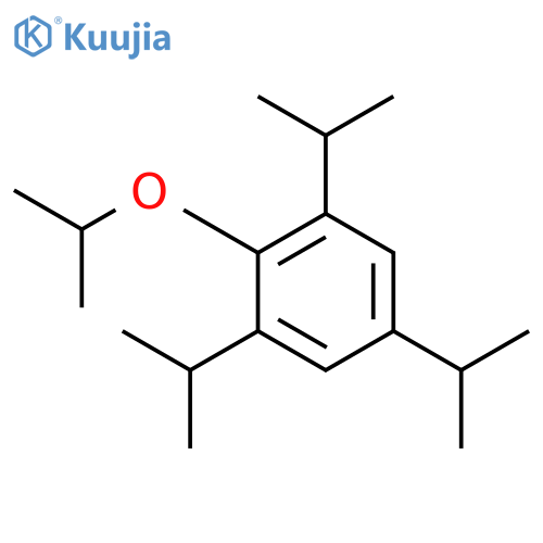 Benzene, 2-(1-methylethoxy)-1,3,5-tris(1-methylethyl)- structure