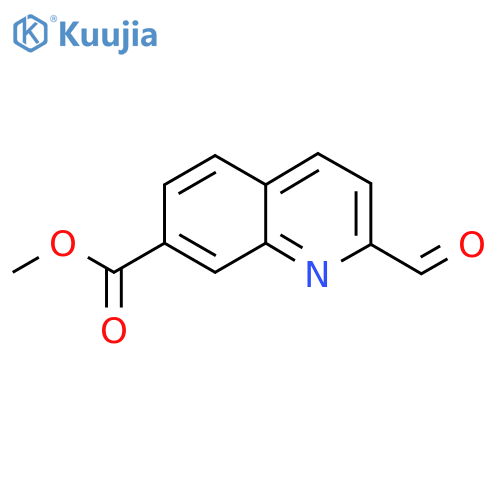 Methyl 2-formylquinoline-7-carboxylate structure