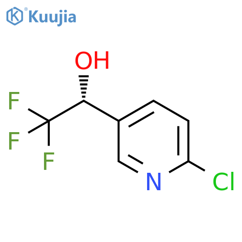 (1R)-1-(6-chloropyridin-3-yl)-2,2,2-trifluoroethan-1-ol structure