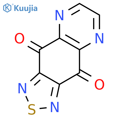 [1,2,5]Thiadiazolo[3,4-g]quinoxaline-4,9-dione structure