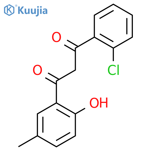 1,3-Propanedione, 1-(chlorophenyl)-3-(2-hydroxy-5-methylphenyl)- structure
