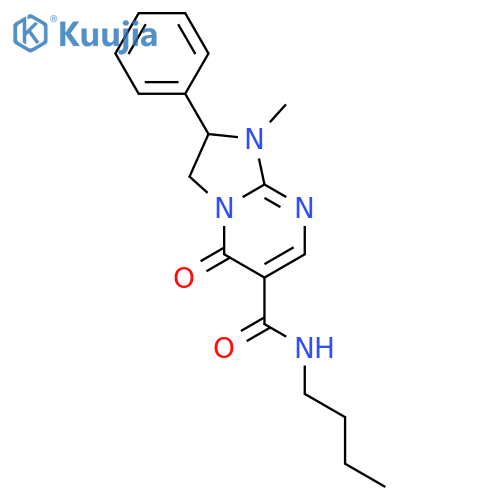 Imidazo[1,2-a]pyrimidine-6-carboxamide,N-butyl-1,2,3,5-tetrahydro-1-methyl-5-oxo-2-phenyl- structure
