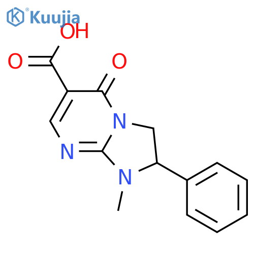 Imidazo[1,2-a]pyrimidine-6-carboxylicacid, 1,2,3,5-tetrahydro-1-methyl-5-oxo-2-phenyl- structure