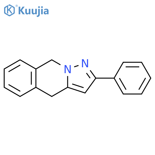 Pyrazolo[1,5-b]isoquinoline, 4,9-dihydro-2-phenyl- structure