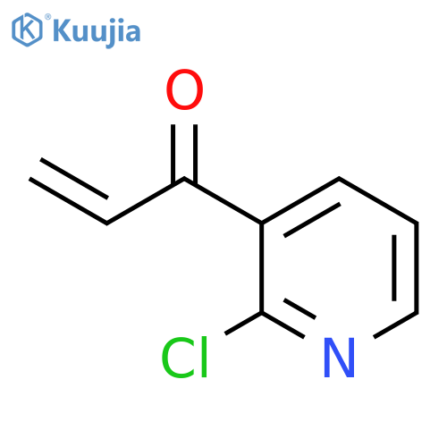1-(2-chloropyridin-3-yl)prop-2-en-1-one structure