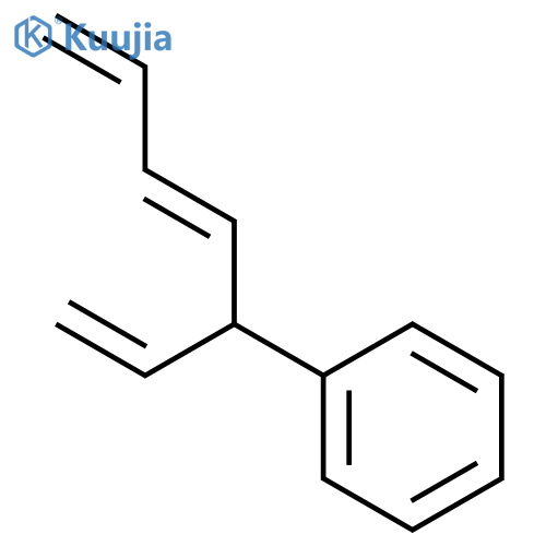 Benzene, (1-ethenyl-2,4-pentadienyl)- structure