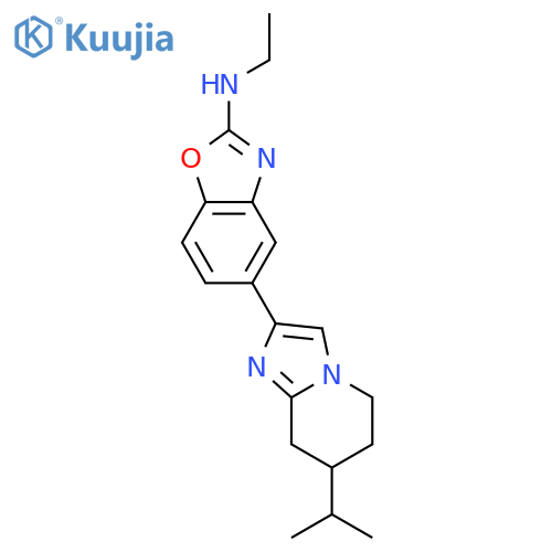 2-Benzoxazolamine,N-ethyl-5-[5,6,7,8-tetrahydro-7-(1-methylethyl)imidazo[1,2-a]pyridin-2-yl]- structure
