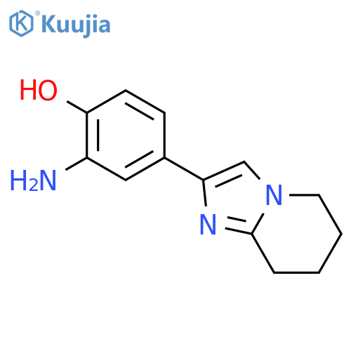 Phenol, 2-amino-4-(5,6,7,8-tetrahydroimidazo[1,2-a]pyridin-2-yl)- structure