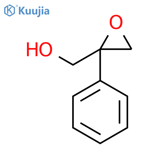 Oxiranemethanol, 2-phenyl- structure